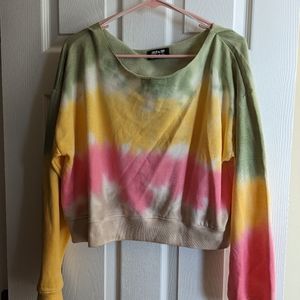 Crop sweatshirt rainbow 🌈 tie dye